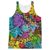 Boldly Go Succulents All-Over-Print Tank Top