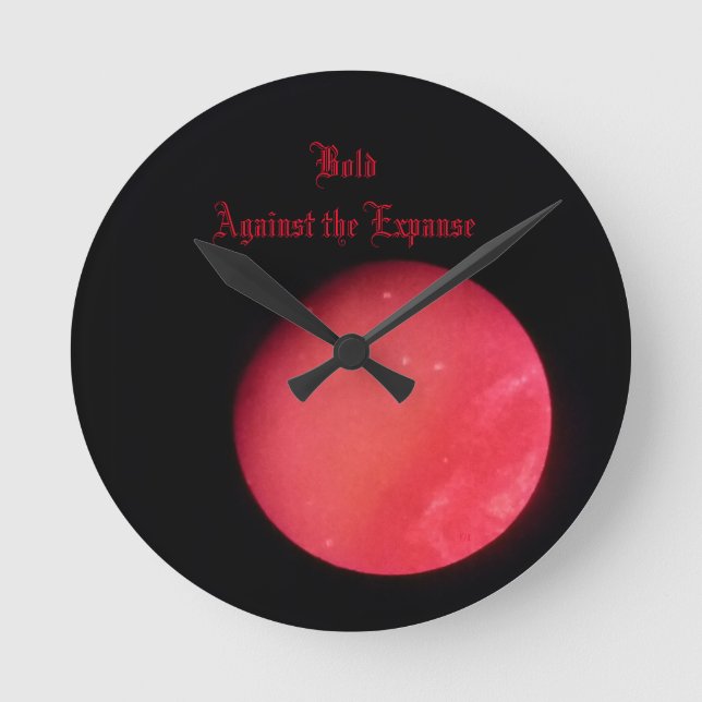 Boldness adversity round clock (Front)