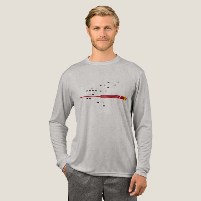 Boldy Go long-sleeved shirt (Gray) (Full Front)