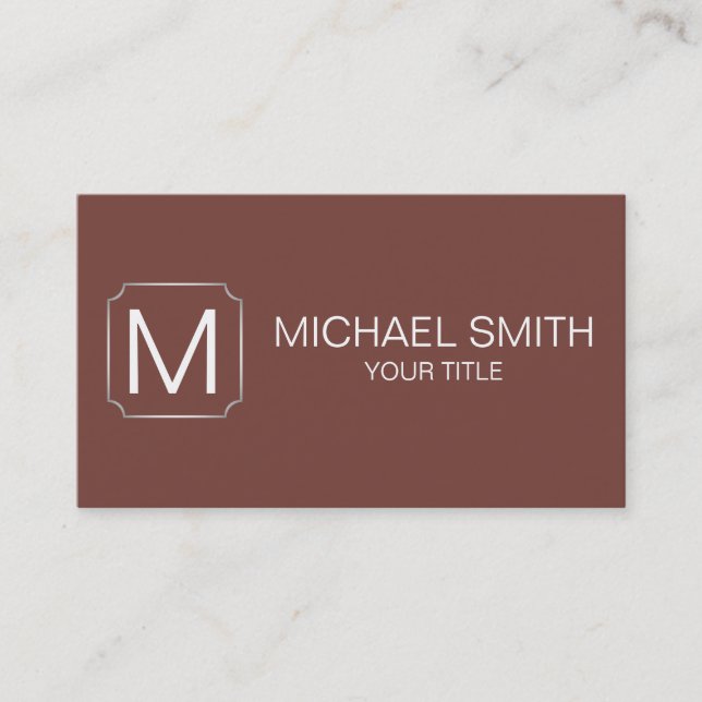 Bole color background business card (Front)