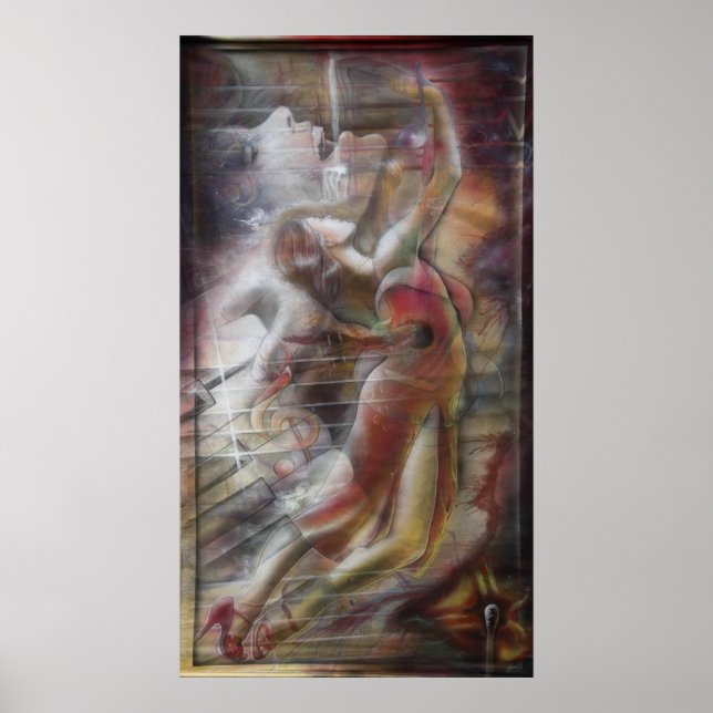 Bolero, Boléro print poster druck women painting (Front)