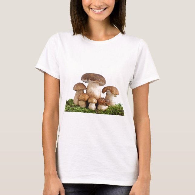 Boletus Edulis mushrooms T-Shirt (Front)