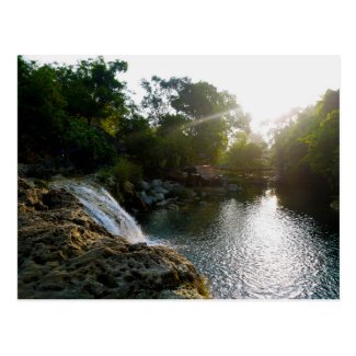Bolinao Falls Sunrise Postcard