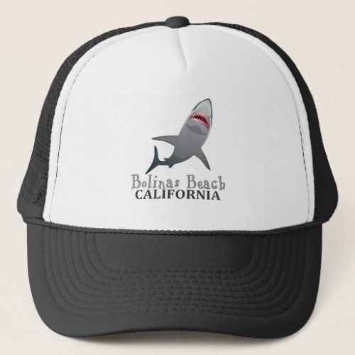 Bolinas Beach California shark hat