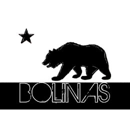 Bolinas California Black White Bear Flag Hat Bolinas California Black White Bear Flag Hat
