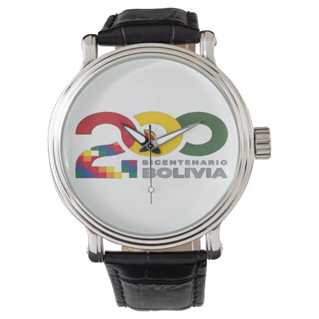 Bolivia bicentenario 200 años  watch (Front)
