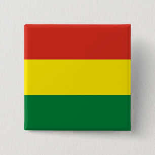 Bolivia (Bolivian) Flag Button