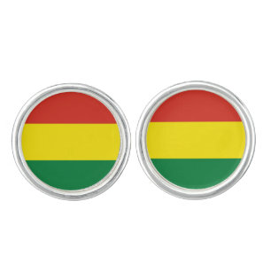 Bolivia (Bolivian) Flag Cufflinks