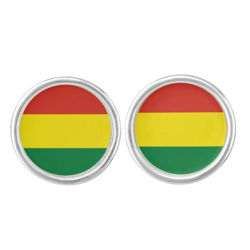 Bolivia Bolivian Flag Cufflinks