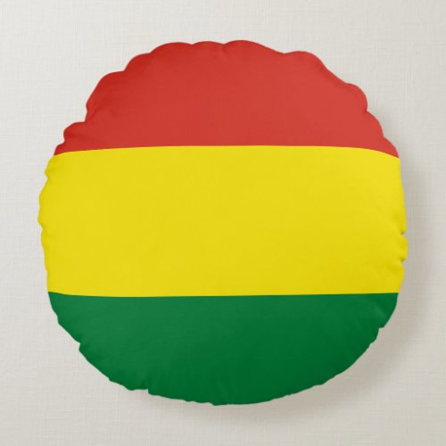 Bolivia Bolivian Flag Round Pillow