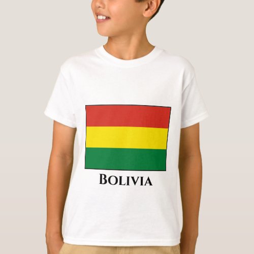 Bolivia Bolivian Flag T_Shirt