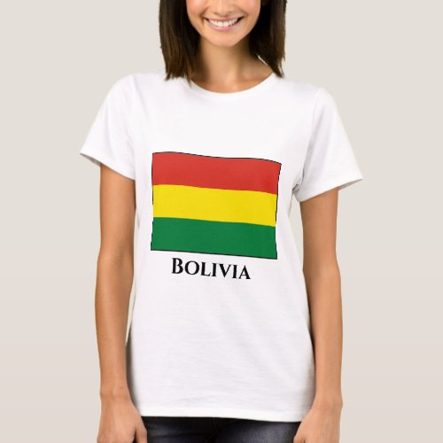 Bolivia Bolivian Flag T_Shirt