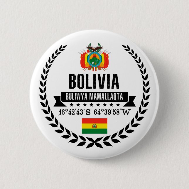 Bolivia Button (Front)