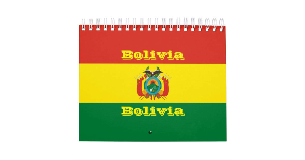 Bolivia Calendar | Zazzle.com