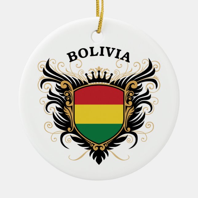 Bolivia Ceramic Ornament (Front)