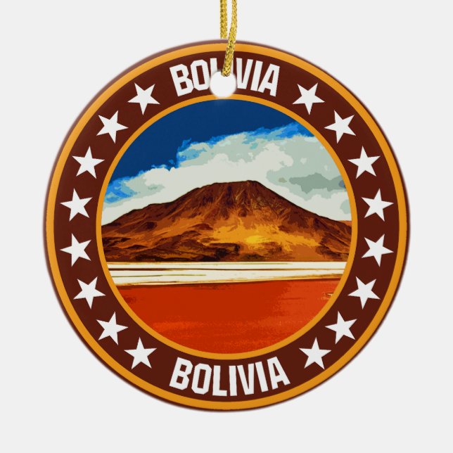 Bolivia                                            ceramic ornament (Front)