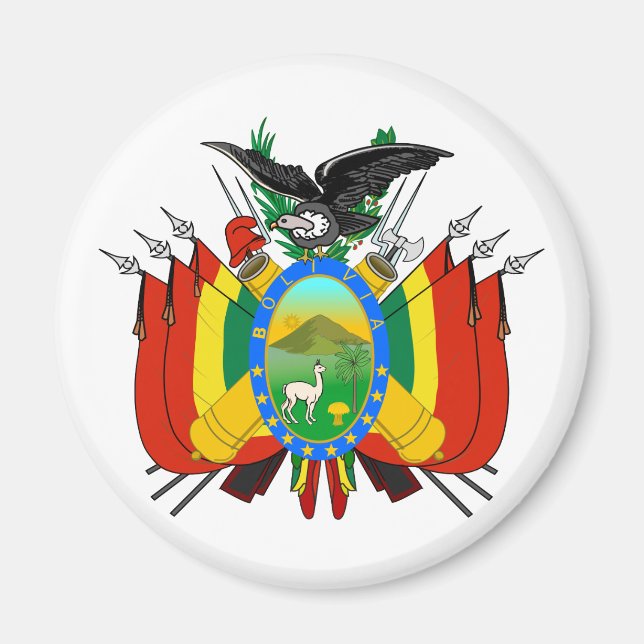 Bolivia Coat of Arms Magnet (Front)