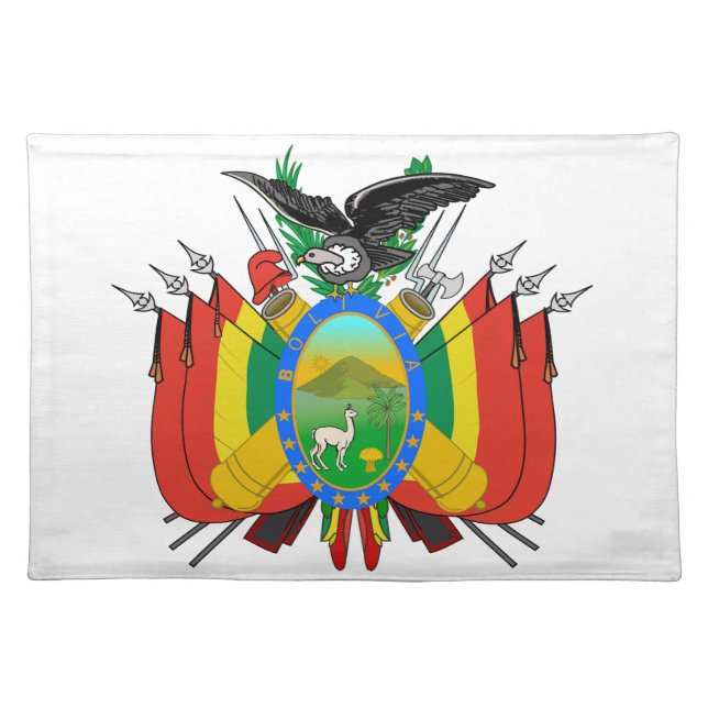 Bolivia Coat of Arms Placemat (Front)