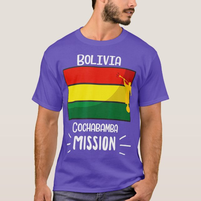 Bolivia Cochabamba Mormon LDS Mission Missionary T-Shirt (Front)