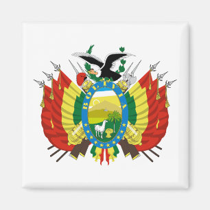 Bolivia country coat arms symbol emblem flag magnet