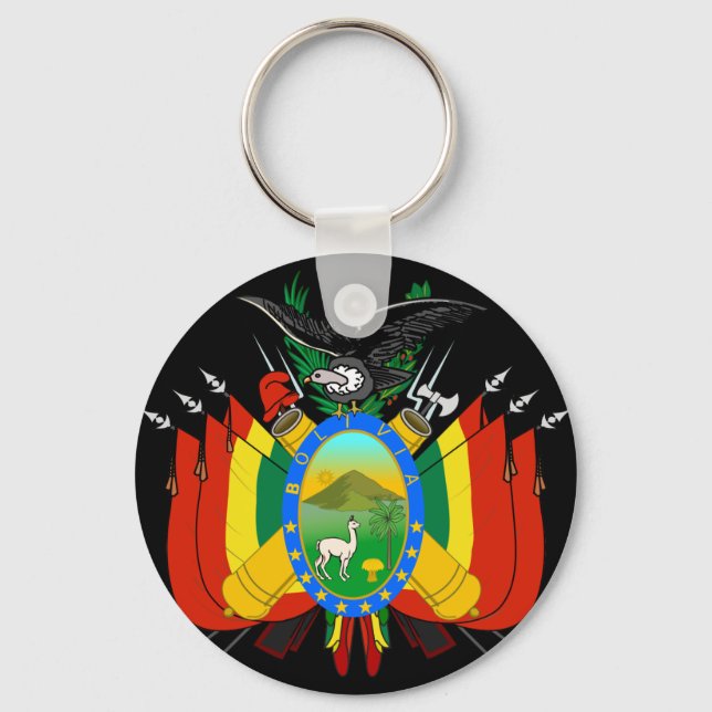 bolivia emblem keychain (Front)