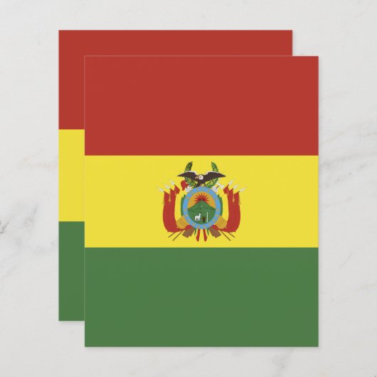 Bolivia flag (Front/Back)