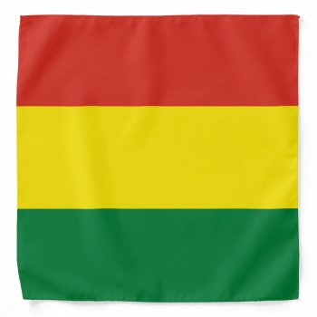 Bolivia Flag Bandana by SuperFlagShop at Zazzle