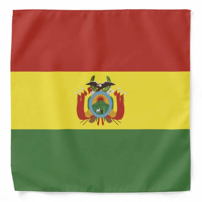 Bolivia flag bandana (Front)