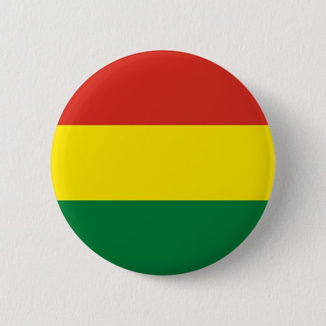 Bolivia Flag Button (Front)