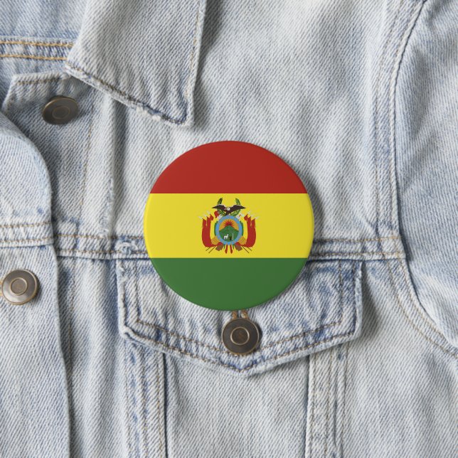 Bolivia flag button (In Situ)