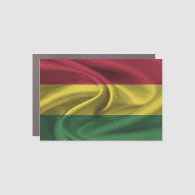 Bolivia Flag Car Magnet (Front)