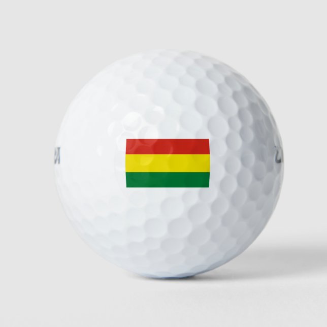 Bolivia Flag Golf Balls (Front)