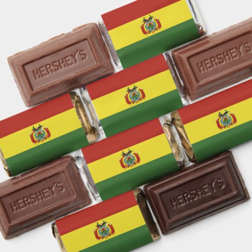 Bolivia flag hersheys miniatures