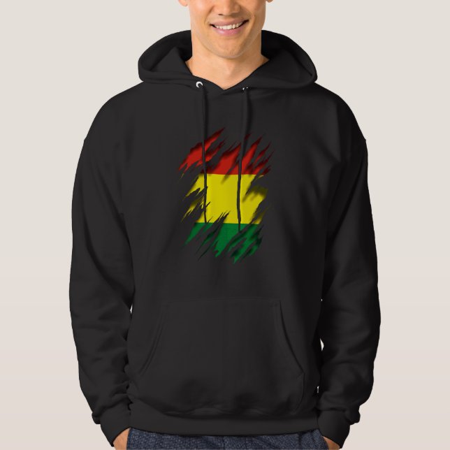 Bolivia Flag Hoodie (Front)