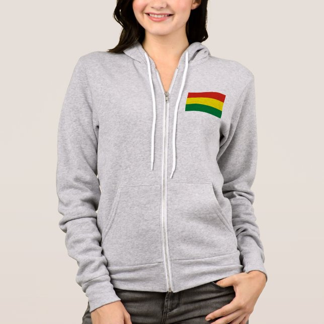 Bolivia Flag Hoodie (Front)