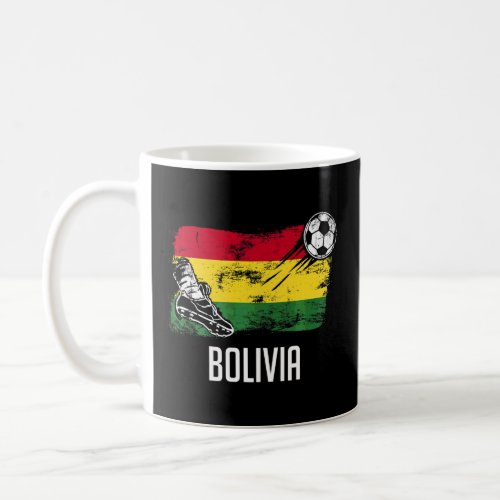 Bolivia Flag Jersey Bolivian Soccer Team Bolivian  Coffee Mug
