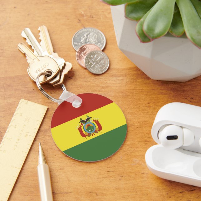 Bolivia flag keychain (Desk)