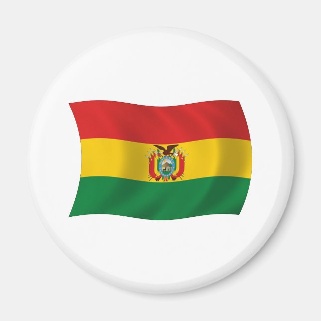 Bolivia Flag Magnet (Front)