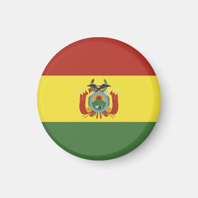 Bolivia flag magnet (Front)