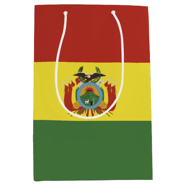 Bolivia flag medium gift bag (Front)