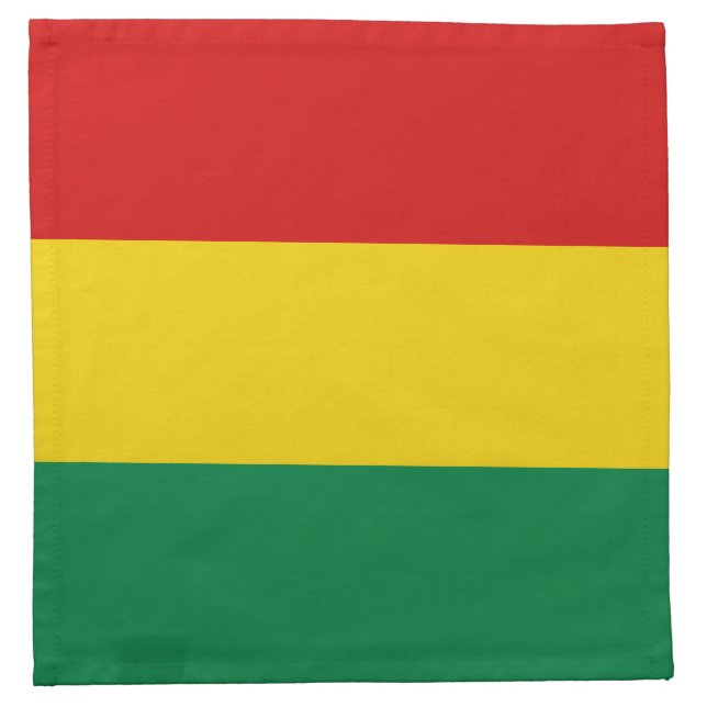 Bolivia Flag Napkin (Front)