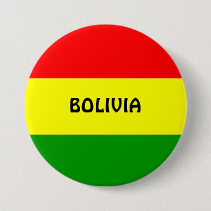 BOLIVIA: Flag of Bolivia Button