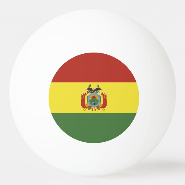 Bolivia flag ping pong ball (Front)