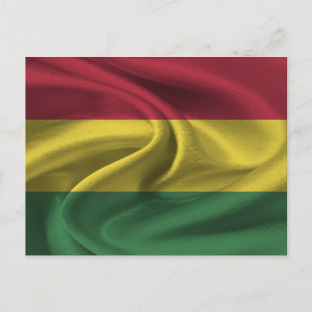 Bolivia Flag Postcard (Front)