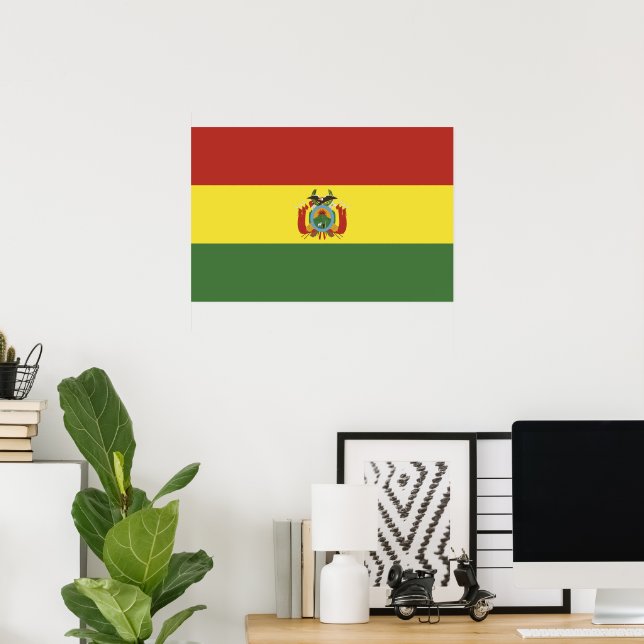 Bolivia flag poster (Home Office)