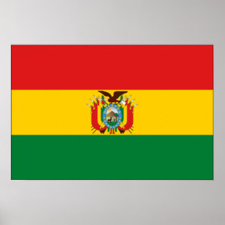 Bolivia Flag Poster