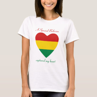 Bolivia Flag Sweetheart T-Shirt
