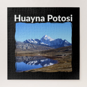 Bolivia Huayna Potosi Mountain - Andes Art Jigsaw Puzzle