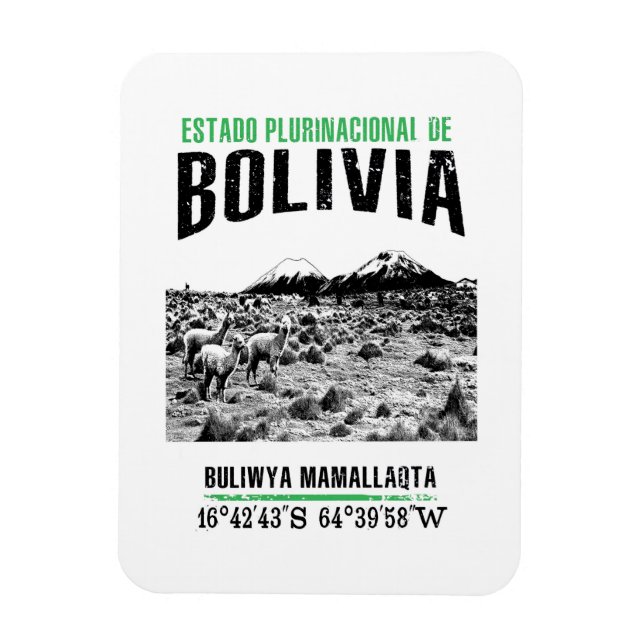Bolivia Magnet (Vertical)