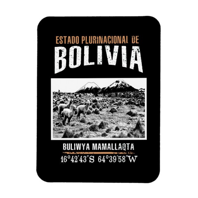 Bolivia Magnet (Vertical)